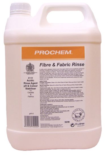 Prochem Fibre and Fabric Rinse x 5 ltr