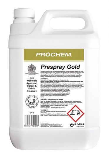 Prochem Pre Spray Gold x 5 ltr