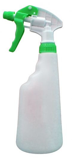 600 ML BOTTLE COMPLETE WITH TRIGGER SPRAY GREEN